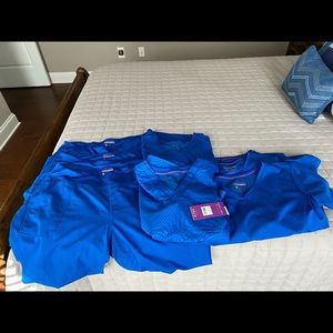 Lot of Healing Hands Purple Label Scrubs XL